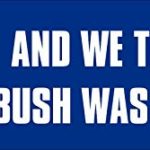 MAGNET 3×9 inch And We Thought BUSH Was An Idiot Bumper Sticker -democrat anti trump no Magnetic vinyl bumper sticker sticks to any metal fridge, car, signs