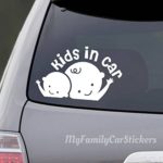 Kids in Car Decal Baby in Car Sticker Baby on board car decal Cute Baby Decal Kids on board decal