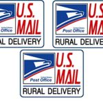 Artisan Owl U.S. Mail Delivery Magnetic Sign for Rural Delivery Carrier Magnet USPS – Large 9″X12″ (Set of Three Magnets)