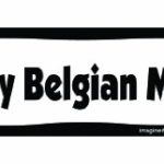 Imagine This Bone Car Magnet, I Love My Belgian Malinois, 2-Inch by 7-Inch