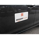 1 Pair New Car Sign, Amazon Flex Car Magnetic Window Sign, 6″ x 12″ Perfect Magnet for Car to Advertise Business, Great for Commercial or Marketing Vehicles