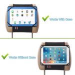 TFY 7-Inch Tablet PC Car Headrest Mount, Fast-Attach Fast-Release Edition, for iPad Mini 2 &4 and Other 7 Inch Tablets, Black