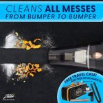 Portable Car Vacuum Cleaner: High Power Corded Handheld Vacuum w/ 16 foot cable – 12V – Best Car & Auto Accessories Kit for Detailing and Cleaning Car Interior