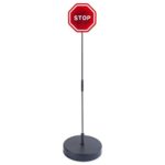 Andalus Brands Flashing LED Stop Sign Garage Parking Assistant System | Bumper Sensor,Red (2 Pack)