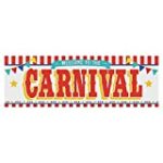 Carnival Welcome Party Banner – 6 Feet Long – Circus Party Supplies