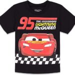 Disney Pixar Cars Lightning McQueen Tow Mater Toddler Boys 3 Pack Graphic T-Shirts Multicolor 4T