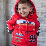 Disney Pixar Cars Lightning McQueen Toddler Boys Winter Coat Puffer Jacket Red 4T