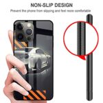 Pinsheng for iPhone 13 Case,Super Car iPhone 13 Cases for Men/Woman,Soft Silicone Rubber Fully Wrapped Frame Anti-Skid and Shockproof Protective Case for iPhone 13