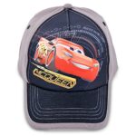 Disney Toddler Boys Cars Lightning McQueen Cotton Baseball Cap, Age 2-5 Grey, Blue