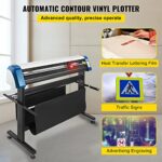 VEVOR Vinyl Cutter 53 Inch Plotter Machine Automatic Paper Feed Vinyl Cutter Plotter Speed Adjustable Sign Cutting with Floor Stand Signmaster Software