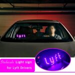 Stedecals Light up Sign intended for Lyft drivers (Pink). The sign is not sold by Lyft
