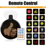 Funny Car Accessory, Cartaoo Upgrade Back Window LED Display Light, 17 Funny Emoticons – Give The Birds & Wave to Drivers, Truck Accessories, Cool Car Gadgets & Road Rage Sign