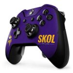 Skinit Decal Gaming Skin Compatible with Xbox One Elite Controller – Officially Licensed NFL Minnesota Vikings Team Motto Design