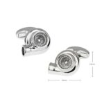 Turbocharger Autofan Tuning Car Motor Turbo Turbine Engine Cufflinks