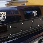 2 PCS in Set Transformers Emblem – 3″ Tall for Car Autobot Sticker Pair Chrome Finish PVC Auto Emblems Transformers Autobot Car Accessories