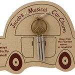 Jacob’s Musical Car Charm, Peace Sign, Mini Wind Chime