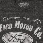 “Ford Motor Co. American Made Muscle” T-Shirt Soft Touch Fabric-x-large Onyx
