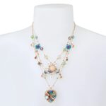 Betsey Johnson Woven Heart Layered Necklace