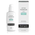 Neutrogena Oil-Free Daily Long Lasting Facial Moisturizer & Neck Cream with SPF 15 Sunscreen & Glycerin, Non-Greasy, Oil-Free & Non-Comedogenic Face Moisturizer, 4 fl. oz