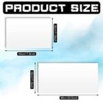 4 Pcs Blank Magnets for Vehicles Rounded Corners Blank Car Magnet Set Door Blank Magnetic Sign Sheet Vinyl Magnetic Sheet for Advertise Business Company Logo, 18 x 12 Inches, 24 x 12 Inches