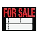 Cosco Static Cling Sign Kit, Auto FOR SALE, 10″ X 14″ (098025)