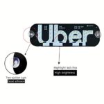 Bumper Stickers LED Car Windshield Sign: Glowing Taxi Decal with Suction Cups and USB Switch Cable YANDLA