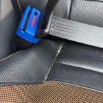 HowseHold Seat Belt Buckle Guard Cover 2 Pack & 4 Release Keys | Universal Fit, Prevents Kids & Disabled Passengers Unbuckling Seat Belts (2x Blue Buckle Guards)