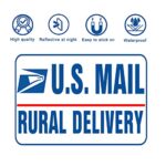 3 Pack U.S. Mail Delivery Driver Magnetic Signs, 12″×8″ Rural Delivery Carrier Magnets Delivery Driver Accessories