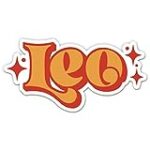 Leo Retro Zodiac Sign Sticker – 5″ Laptop Sticker – Waterproof Vinyl for Car, Phone, Water Bottle – Leo Decal