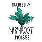 Aggressive nirnroot Noises, Skyrim Decal Sticker Graphic – Sticker Decal