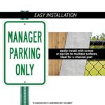 Please – Allow Space for 2 Cars to Park Here Thank You! | 12″ X 18″ Heavy-Gauge Aluminum Rust Proof Parking Sign | Protect Your Business & Municipality | Made in The USA