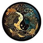 Gemini Zodiac Sign Celestial Astrology Sticker – 3″ Laptop Sticker – Waterproof Vinyl for Car, Phone, Water Bottle – Gemini Decal