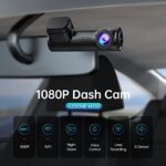 AZDOME M330 Dash Cam 1080P FHD, Built in WiFi Front Dash Cam for Cars with 0.96″ IPS LCD, Voice Control Car Camera, Super Night Vision, G-Sensor, Loop Recording, Parking Monitor, 170°Wide Angle