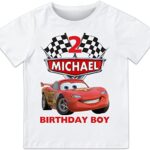 Cars birthday shirt,Lightning McQueen Cars Personalized Birthday Shirt Car family shirts, car theme party shirts, cars matching shirts, Cars tshirt