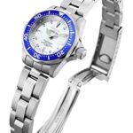 Invicta Women’s 14125 Pro Diver Silver Dial Stainless Steel Watch