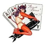 Aces Pinup Version #1-5″ x 4.9″ Vinyl Sticker Decal Cars Trucks Vans Walls Laptop