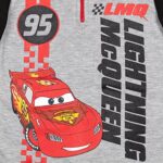 Disney Pixar Cars Lightning McQueen Toddler Boys Fleece Hoodie Grey/Black 2T