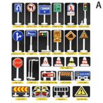 Toy Accessories Game Traffic 28 Signs Kids Play Toy Pcs Car Children Learn Road Education Letter for 4 Year Old