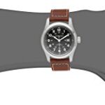 Hamilton Men’s H70555533 Khaki Field Stainless Steel Automatic Watch with Brown Leather Band