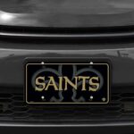 Rico Industries NFL Football New Orleans Saints Wordmark Metal Tag