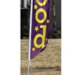 Car Wash (bubbles) Feather Banner Swooper Flag -No Wind Required- Replacement FLAG ONLY