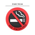 AutoE 5PCS no Smoking Sign car Interior Sticker Indoor Sign