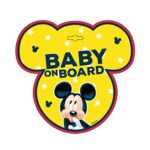 Disney 9612 Baby On Board Mickey Mouse Safety Sign