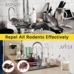ANEWNICE Rodent Repellent, Peppermint Oils Mouse Repellent Outdoor,Rat Repellent for House/Car/RV/Boat/Garage/Shed/Cabin,Rodent Repellent for Car Engines,Mouse Repellant,Mice Away(12 Pouches)