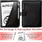 Glove Box Compartment Organizer – Car Document Holder – Owner Manual Case Pouch – Vehicle Storage Wallet for Registration & Insurance Card – Premium Auto Paperwork Holder – Log Book included – Black