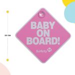 Safety 1st Baby On Board Sign, Pink