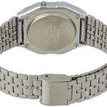 Casio Unisex Digital Watch with Stainless Steel Strap – A159WA-1D, LCD/Grey, Bracelet
