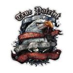True Patriot Eagle 5″ Tall Vinyl Sticker Decal Cars Trucks Vans Walls Laptop