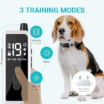 Dog Shock Collar for 2 Dogs,3300FT Dog Training Collar with Remote for Small Medium Large Dogs 8-120lbs,IP67 Waterproof Collars,Electric Dog Collar with Vibration,Beep,Safe Shock Modes