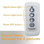 Finger Car Light Car LED Sign Hand Finger Gesture Light with Remote Window Funny Car Accessories Gift for Men